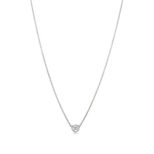 Diamond large Paper Flowers OPN pendant in Platinum