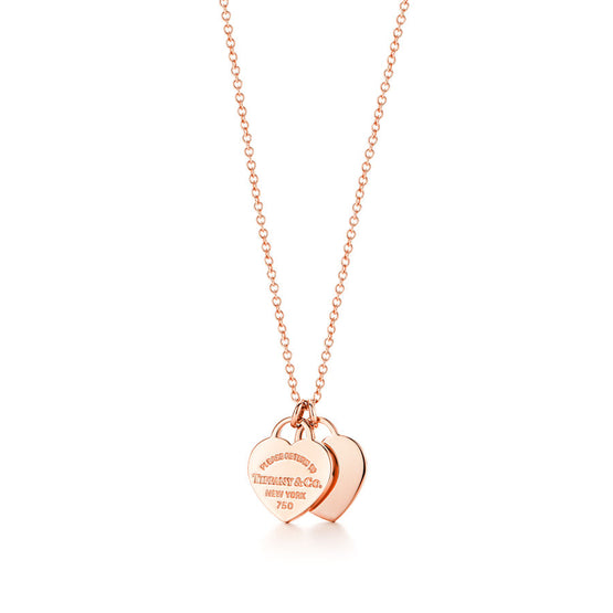 Diamond pavé large Paper Flowers pendant in 18k Rose Gold