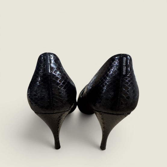 Ayers leather pumps