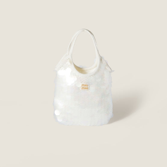 Ivy sequin mesh bag