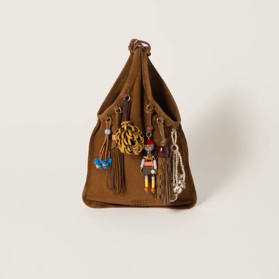 Women Suede Bag With Trick - Rovere