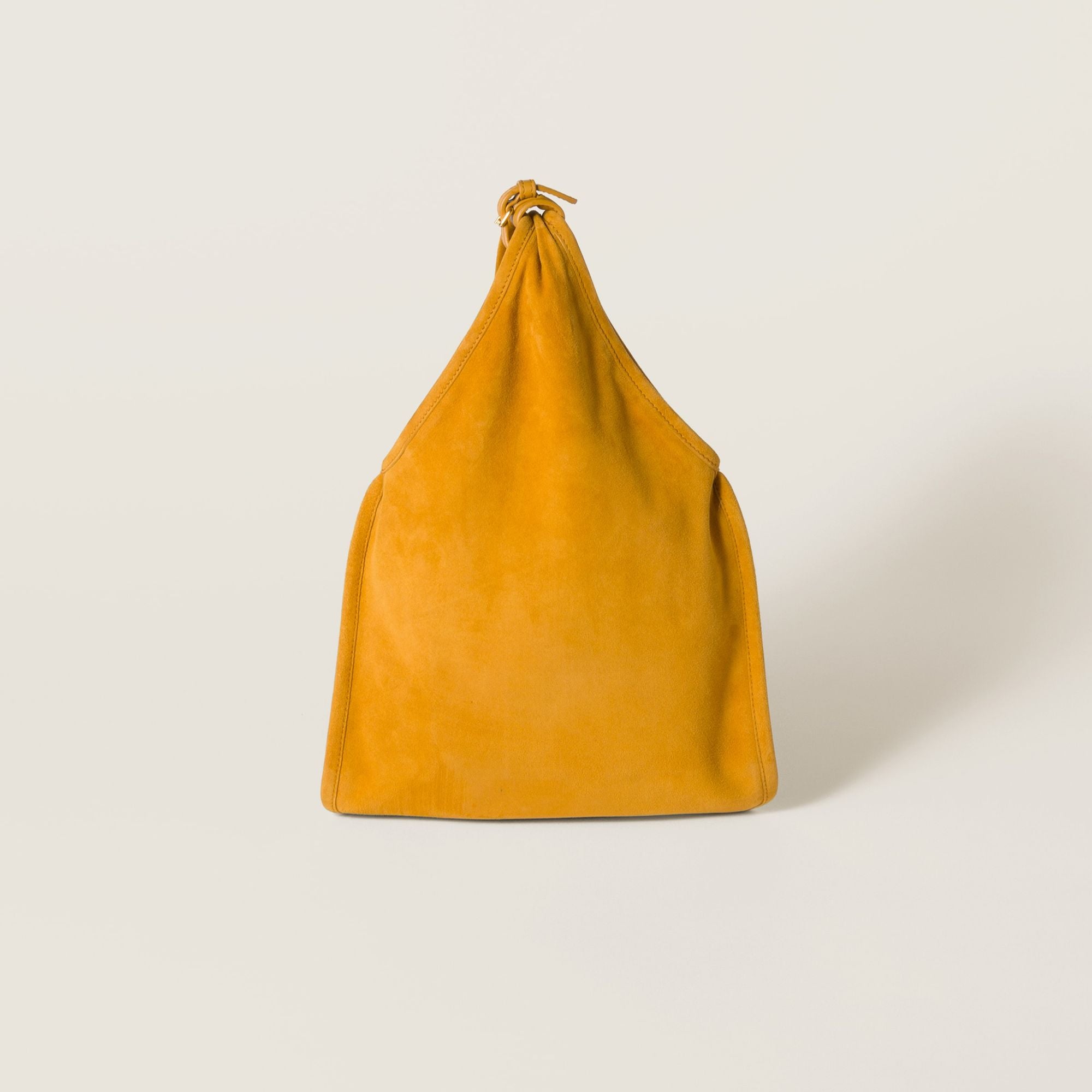 Women Suede Bag With Trick - Whisky