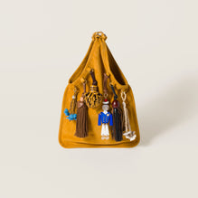 Women Suede Bag With Trick - Whisky