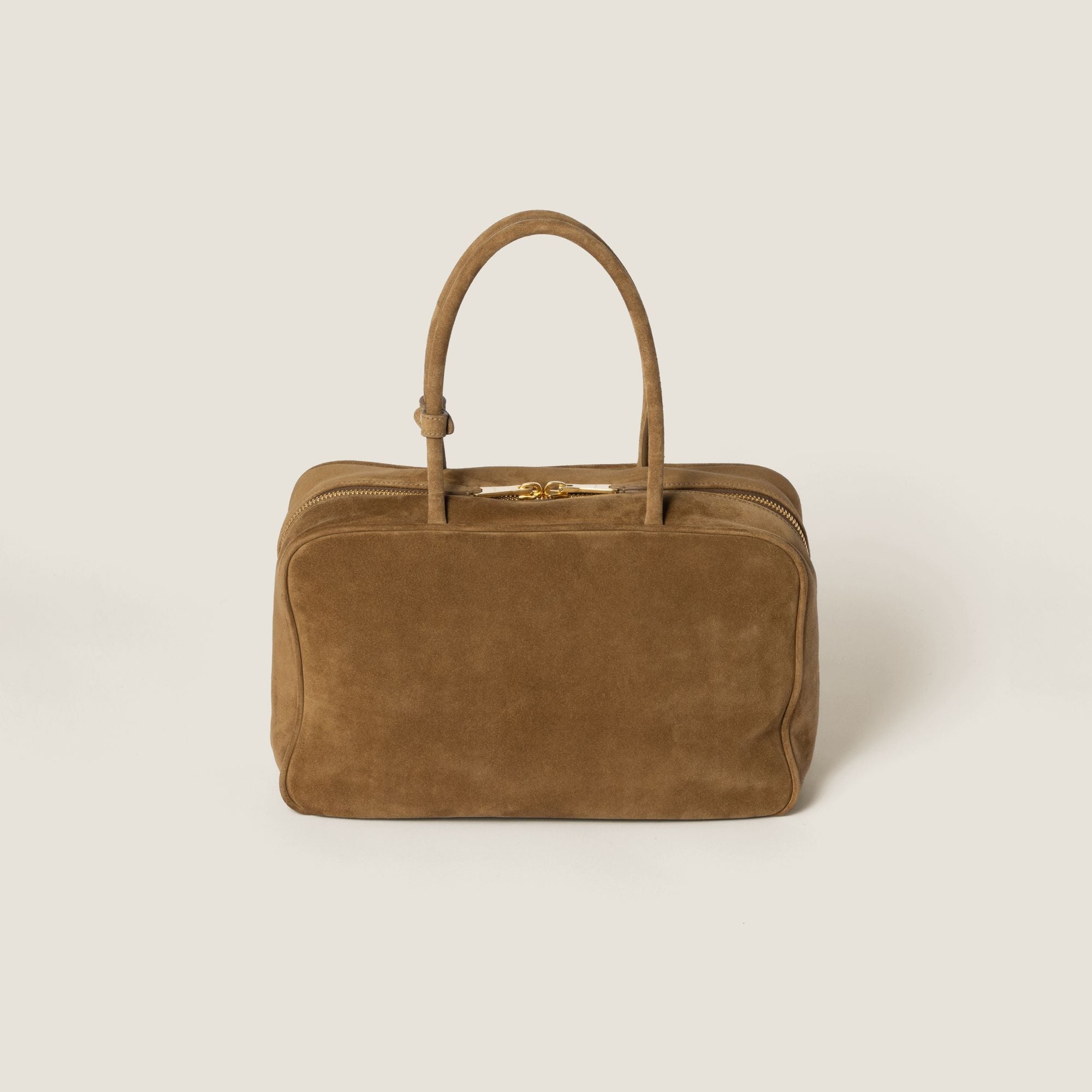 Women Suede Beau Bag - Oliva