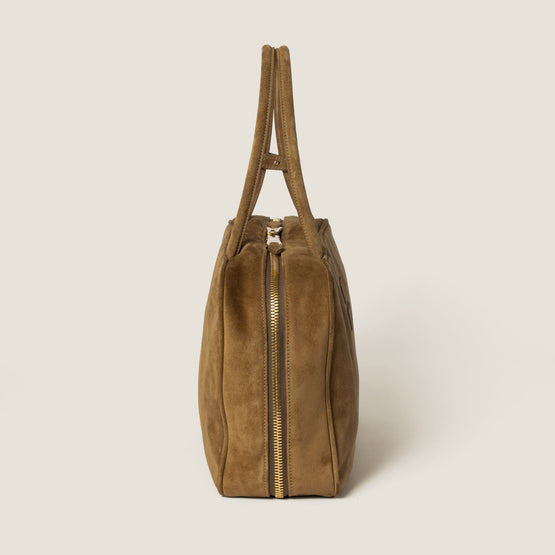 Women Suede Beau Bag - Oliva