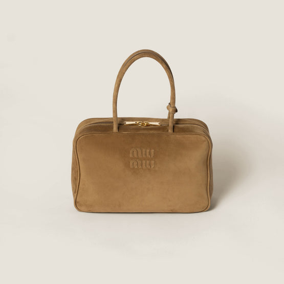 Women Suede Beau Bag - Oliva