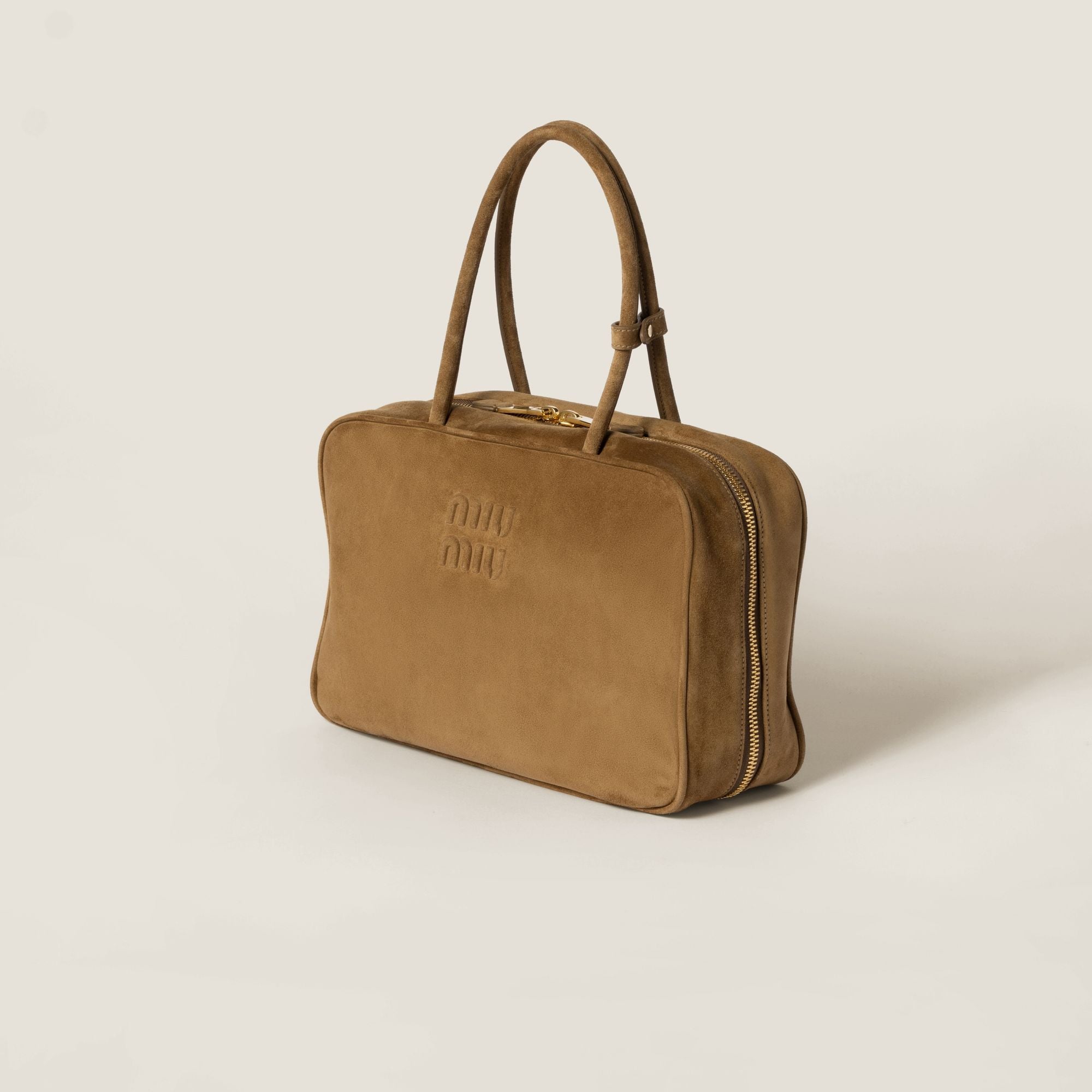 Women Suede Beau Bag - Oliva