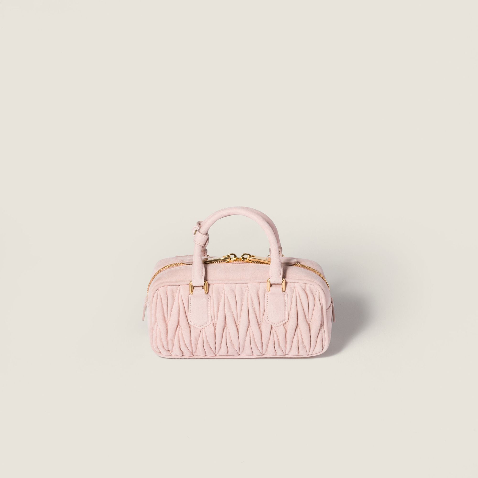 Women Arcadie Matelassé Suede Bag - Pesco