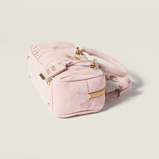 Women Arcadie Matelassé Suede Bag - Pesco