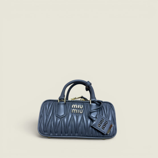 Women Arcadie Matelassé Nappa Leather Bag - Mercurio