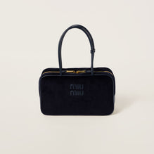 Women Beau Corduroy Top-handle Bag - Navy