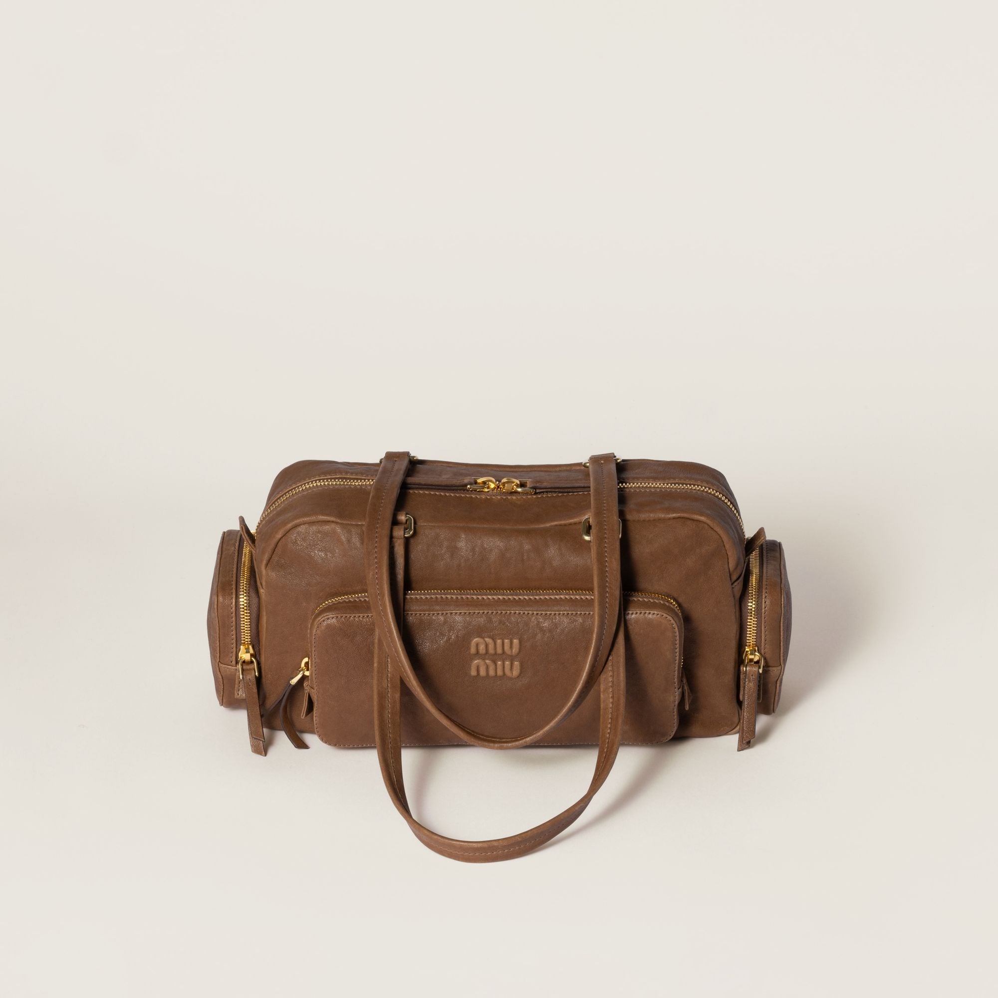 Women Pocket Washed Nappa Leather Bag - Rovere