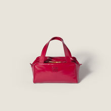 Leather top-handle bag