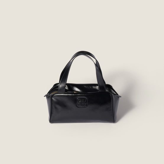 Women Leather Top-handle Bag - Nero
