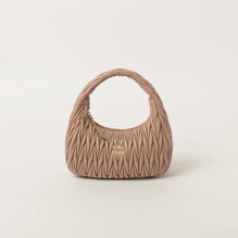 Women Wander Matelassé Nappa Leather Hobo Bag - Cammeo