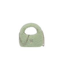 Women Wander Shearling Hobo Bag - Acqua