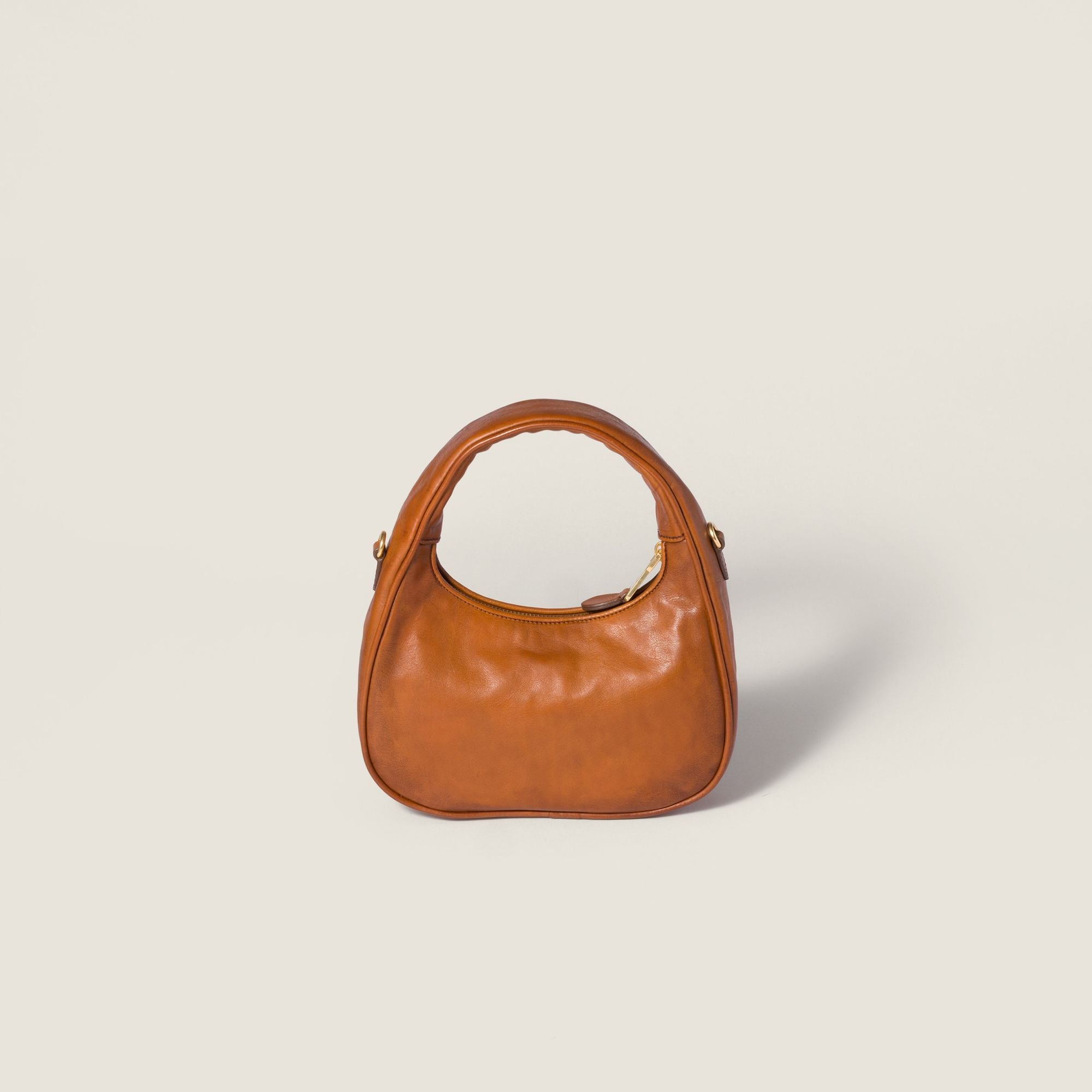 Women Wander Leather Bag - Cognac