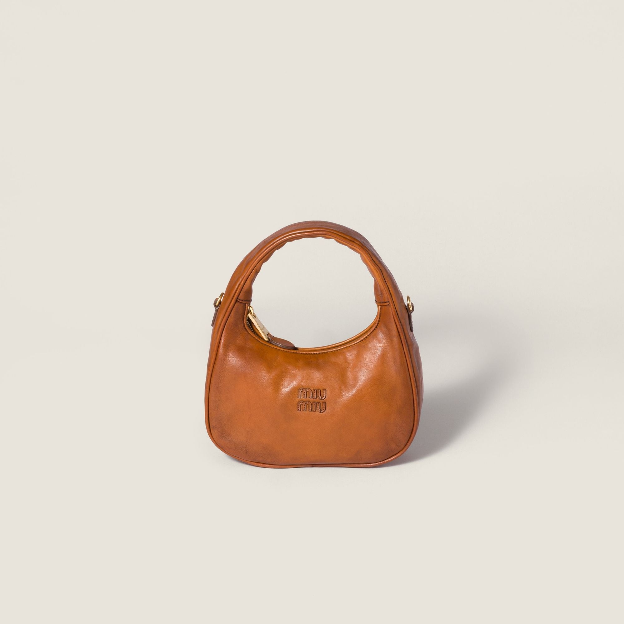 Women Wander Leather Bag - Cognac