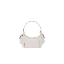 Women Nappa Leather Pocket Bag - Bianco