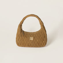 Women Wander Matelassé Suede Bag - Oliva