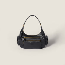 Women Pocket Leather Bag - Nero