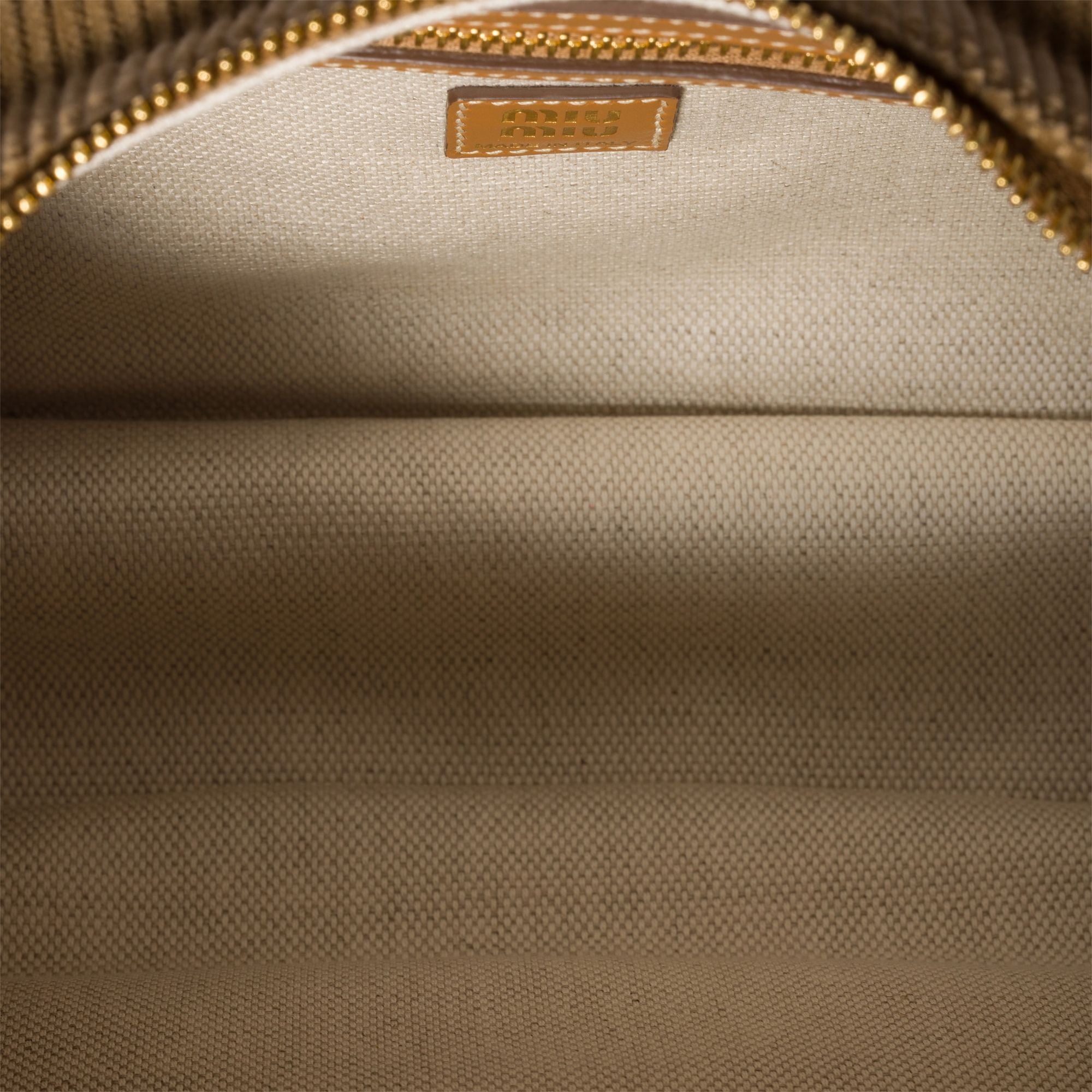 Women Corduroy Pocket Bag - Cannella