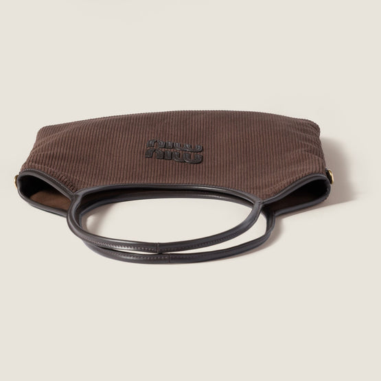 Women Ivy Corduroy Bag - Ebano