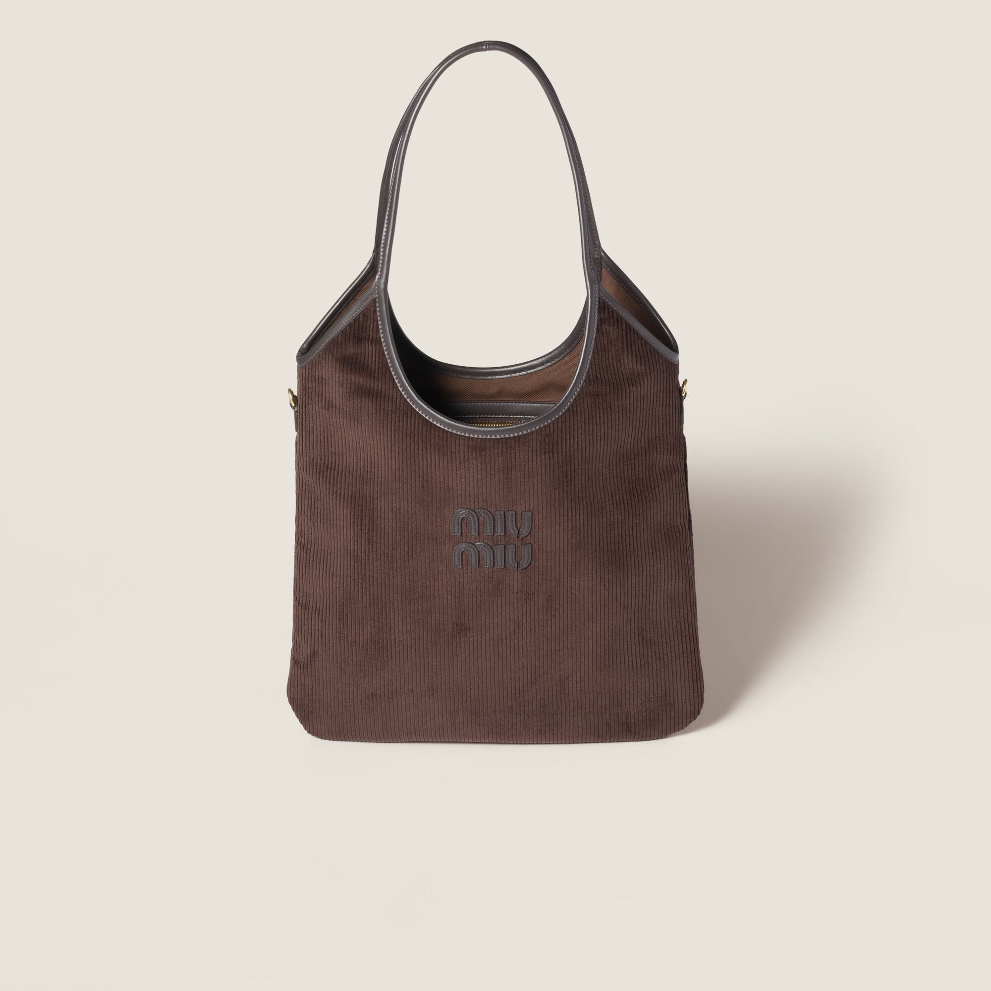 Women Ivy Corduroy Bag - Ebano