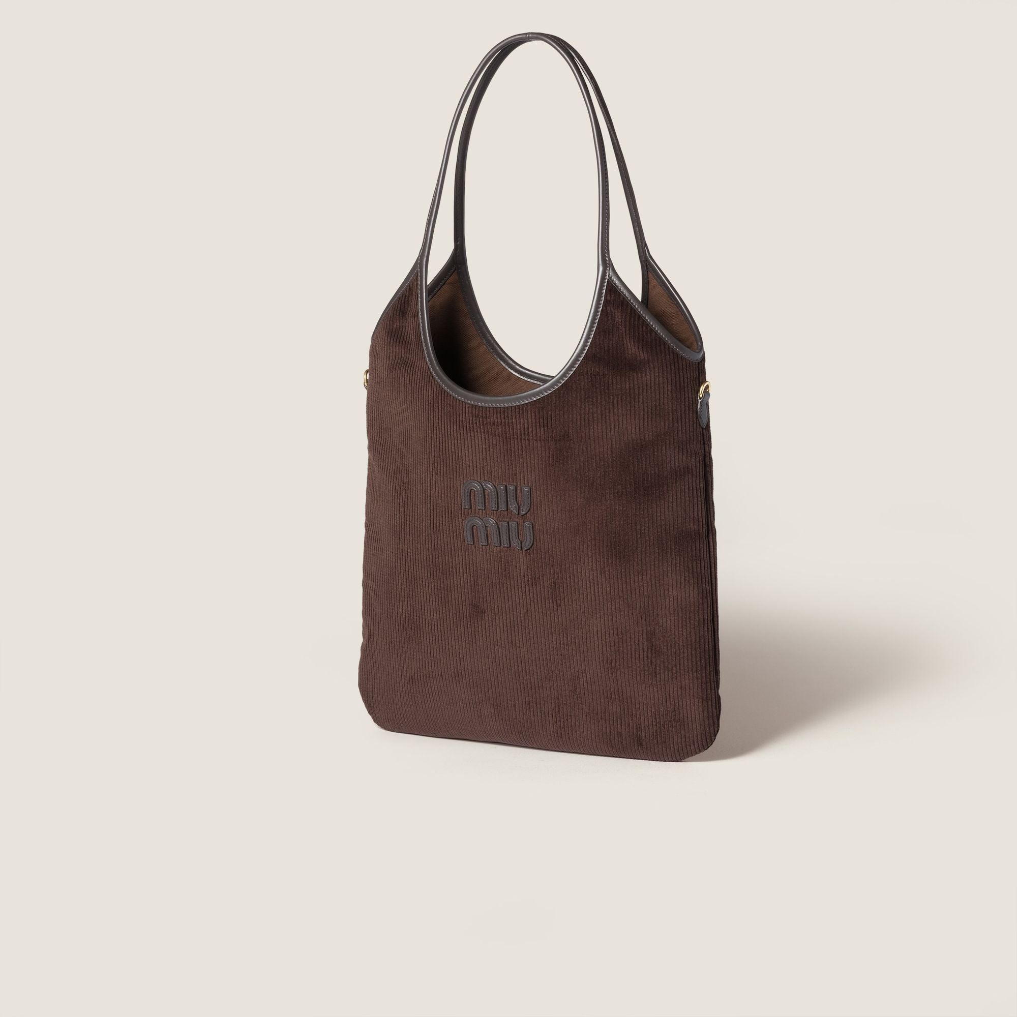 Women Ivy Corduroy Bag - Ebano