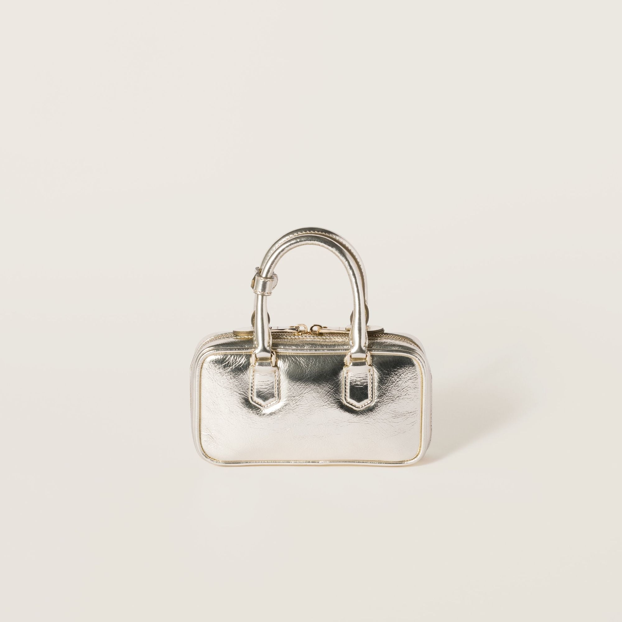 Women Arcadie Laminated Nappa Leather Mini-bag - Pirite