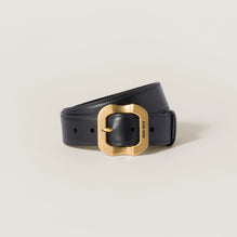 Women Leather Belt - Nero
