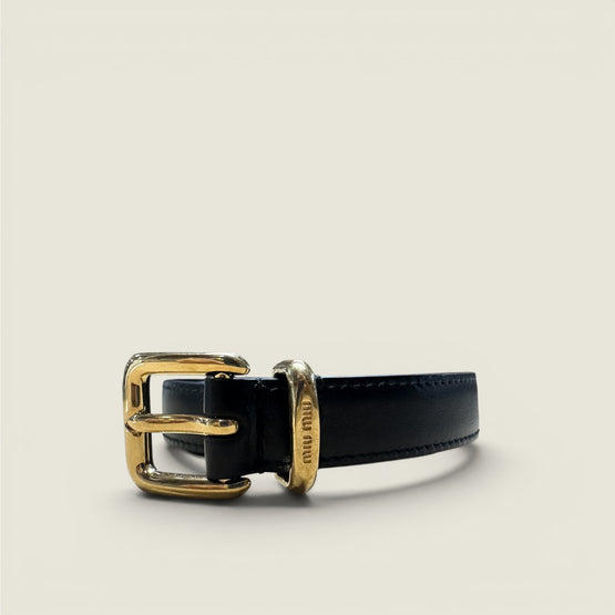 Women Leather Belt - Nero