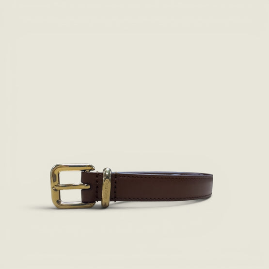 Women Leather Belt - Tabacco