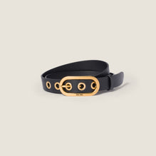 Leather belt