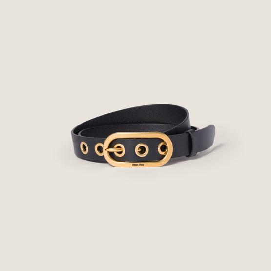 Leather belt