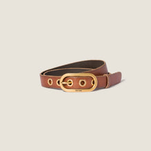 Leather belt