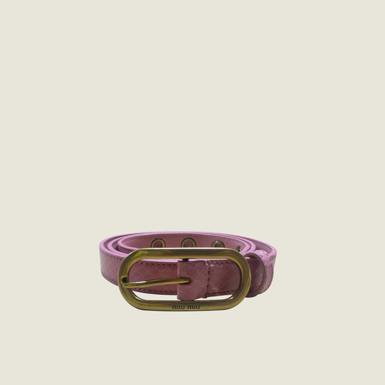 Ayers leather belt
