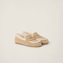 Suede loafers