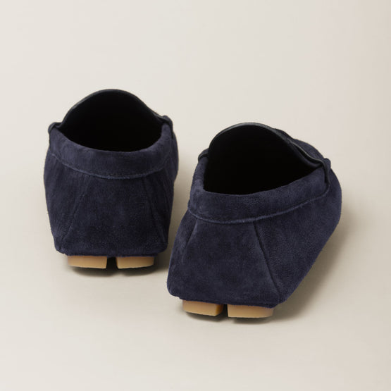Suede driving shoes