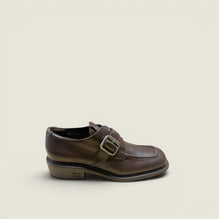 Women Leather Shoes With Buckle - Moro