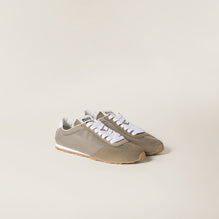 Women Plume Mesh And Suede Sneakers - Argilla