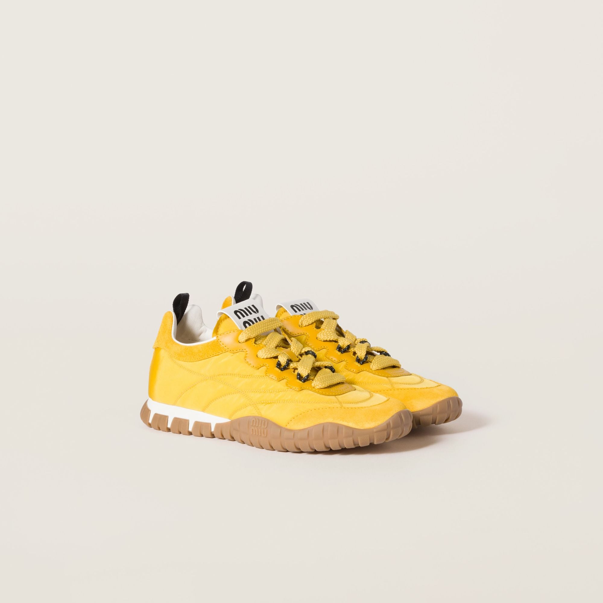 Women Tyre Technical Fabric And Suede Sneakers - Topazio