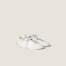 Women Deco Leather Sneakers - Bianco