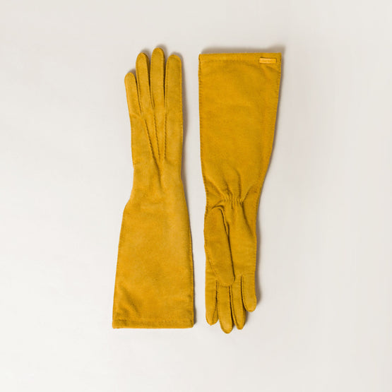 Suede gloves
