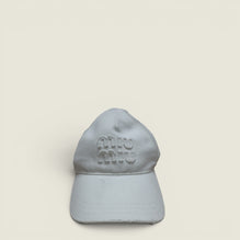 Women Denim Baseball Cap - Bianco