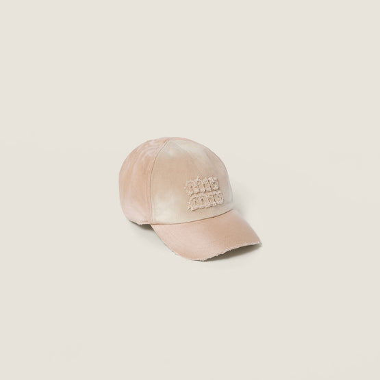 Denim baseball cap