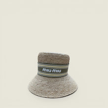 Women Woven Fabric Hat - Naturale+tundra