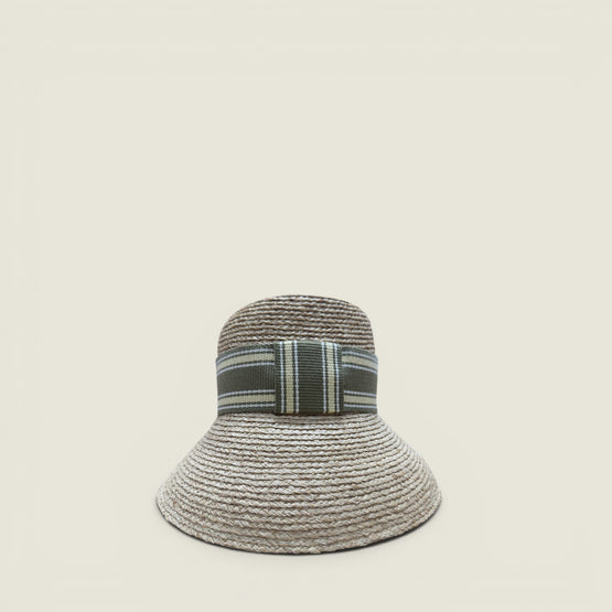 Women Woven Fabric Hat - Naturale+tundra