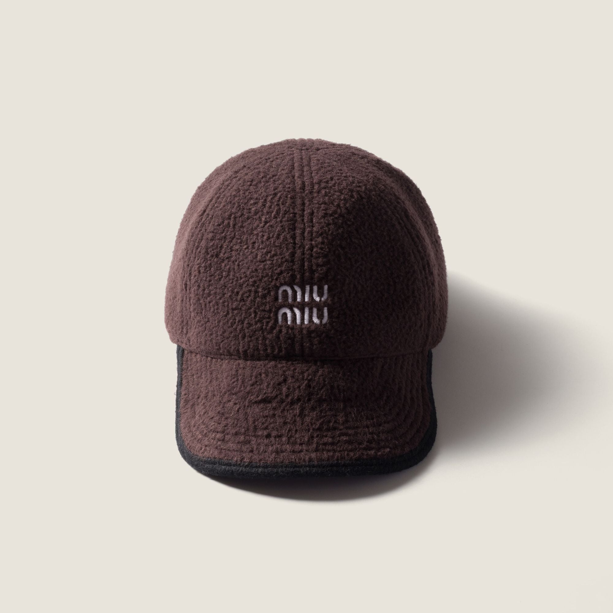 Women Fleece Baseball Cap - Ebano