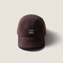 Women Fleece Baseball Cap - Ebano